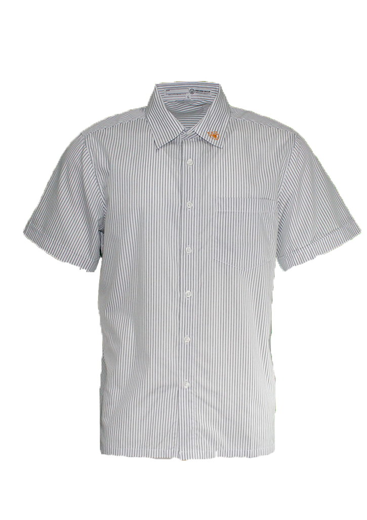 Paeroa College Junior SS Shirt Pinstripe
